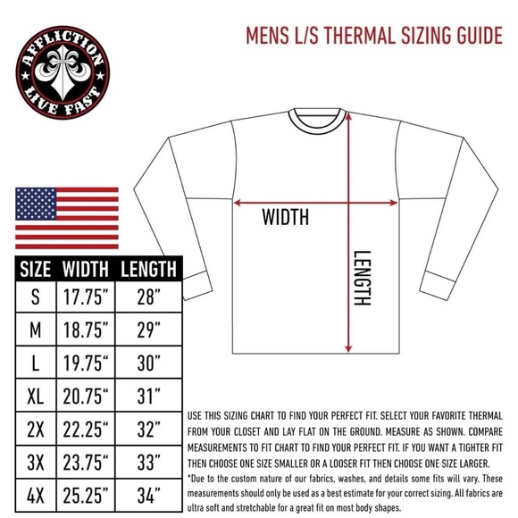 Xtreme Couture by Affliction Men's Thermal Shirt LIGHTNING Black Biker - Picture 4 of 7